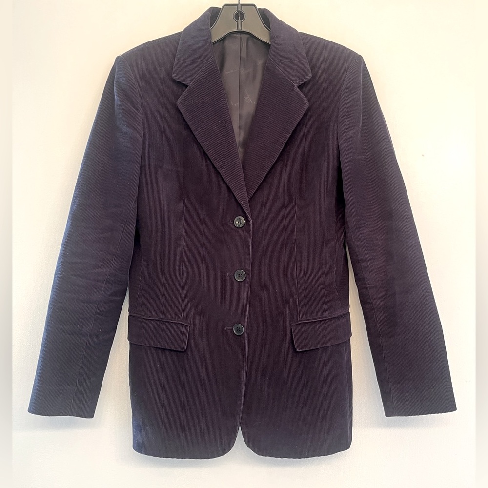 Sartoriale by David Saddler Navy Blue corduroy blazer size S
